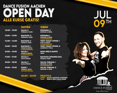 Open Day bei Dance Fusion Aachen @ Dance Fusion Aachen