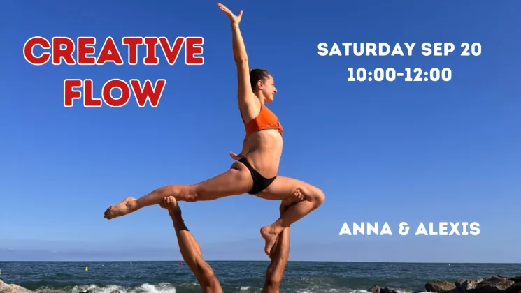 Creative Acroyoga Flow with Anna & Alexis: whips & funky transitions @ Acroyoga Vienna