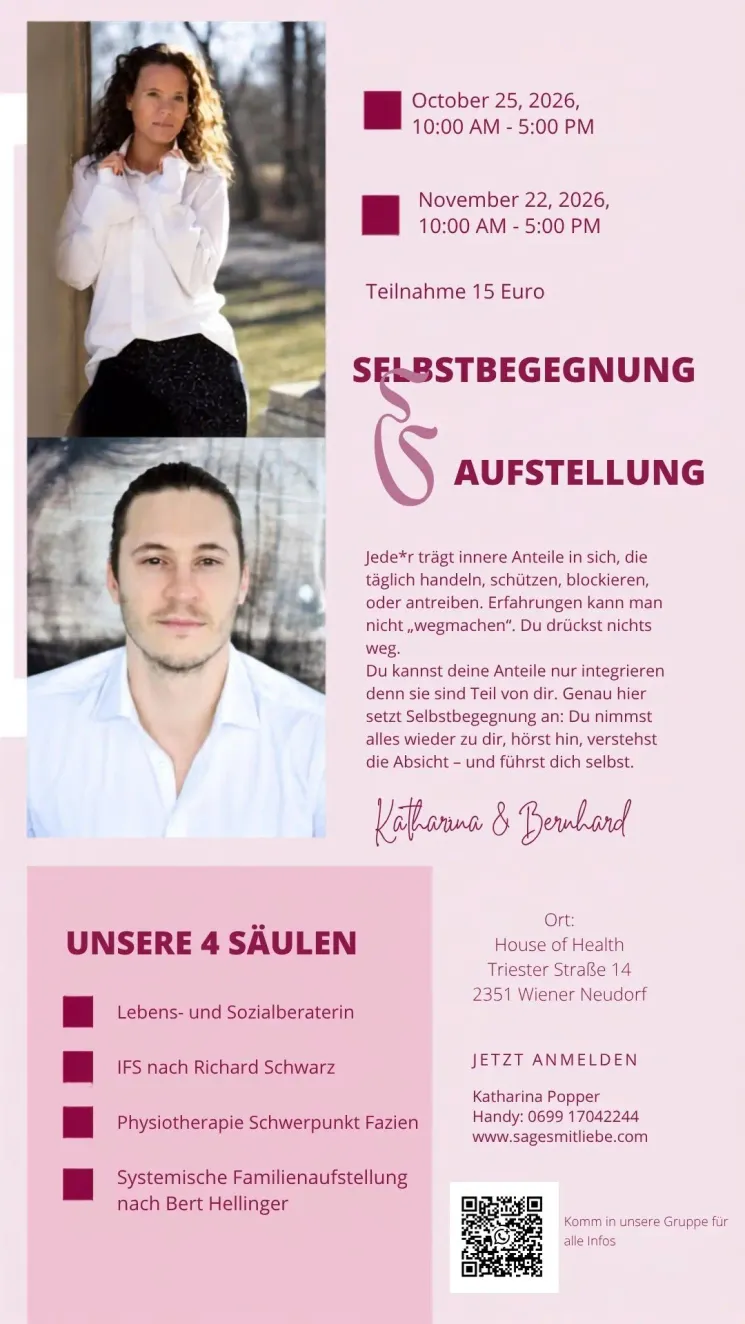Aufstellungsworkshop mit Katharina und Bernhard @ House of Health