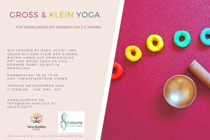 Gross & Klein Yoga - für große Menschen mit kleinen Menschen von 2-5 Jahren @ Vera Kadletz Yoga