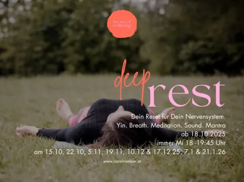 DEEP REST - Yin Special Herbstkurs  @ THE ART OF WELLBEING yoga, mentaltraining, retreats @ GALERIE 16 1160 Wien