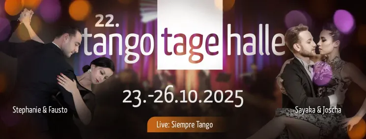 22. TangoTageHalle 23.-26.10.2025 @ Yoga Mio Halle