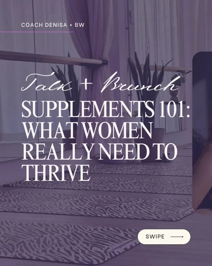 Supplements 101: What Women Really Need to Thrive @ BodyWorxHub Barcelona