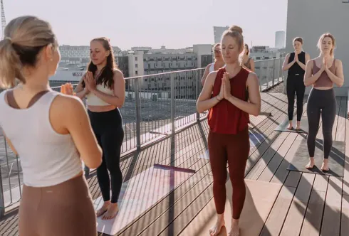 Rooftop Yoga & Brunch @ Ruby Marie  @ THE WYLD THING