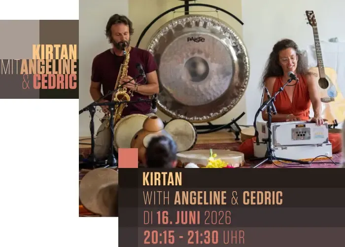 Kirtan mit Angeline & Cedric – Di 16 JUNI 2026 @ YOGALOFT – Gärtnerplatz