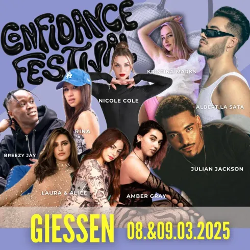 "Confidance Festival" am 8. und 9. März 2025 @ TSG Blau-Gold Gießen e.V.