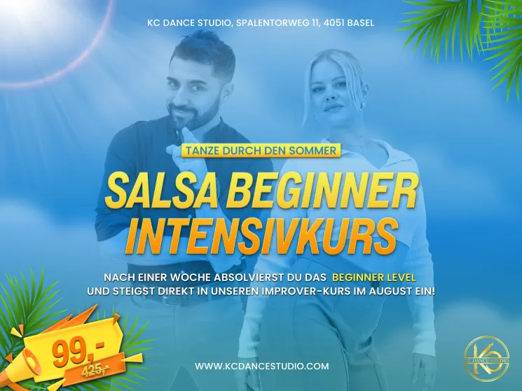Salsa-Anfänger-Sommerintensivkurs @ KC dance studio Basel