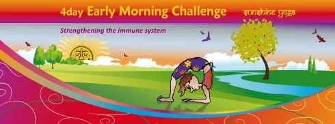 4 day early morning challenge for a nervous and  immune system reset @ Jacqui Sunshine - Yoga and other soulful practices