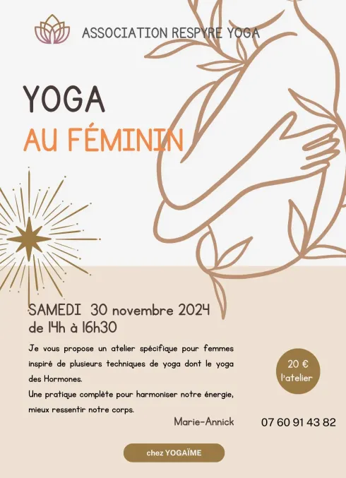 ATELIER YOGA AU FEMININ @ YOGAIAME