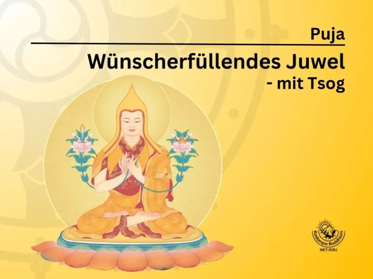 LIVESTREAM - Wunscherfüllendes Juwel mit Darbringung @ Kadampa Meditationszentrum Freiburg