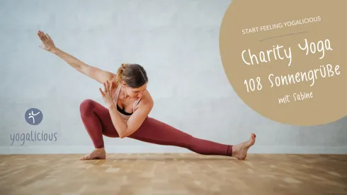 ONLINE Charity Yoga 108 Sonnengrüße - 03.12.2022  @ YOGAlicious - Sabine Markut