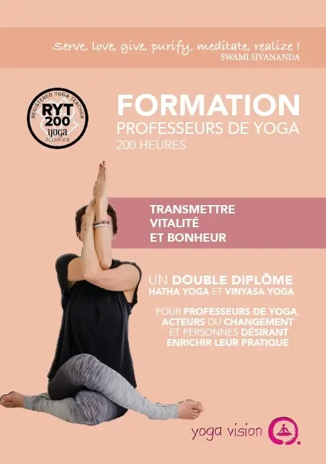 Formation de professeurs de yoga 200 heures - 10 mois (2020-2021) @ Yoga Vision