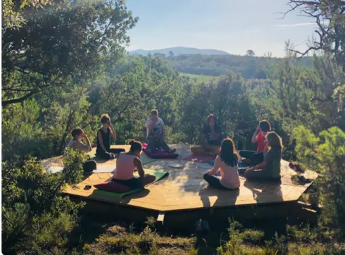 Retraite Yoga - Au cœur de la Forêt - @ YOGAIAME