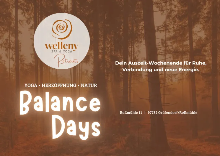 Balance Days - dein Wochenend Retreat @ Welleny Spa & Yoga