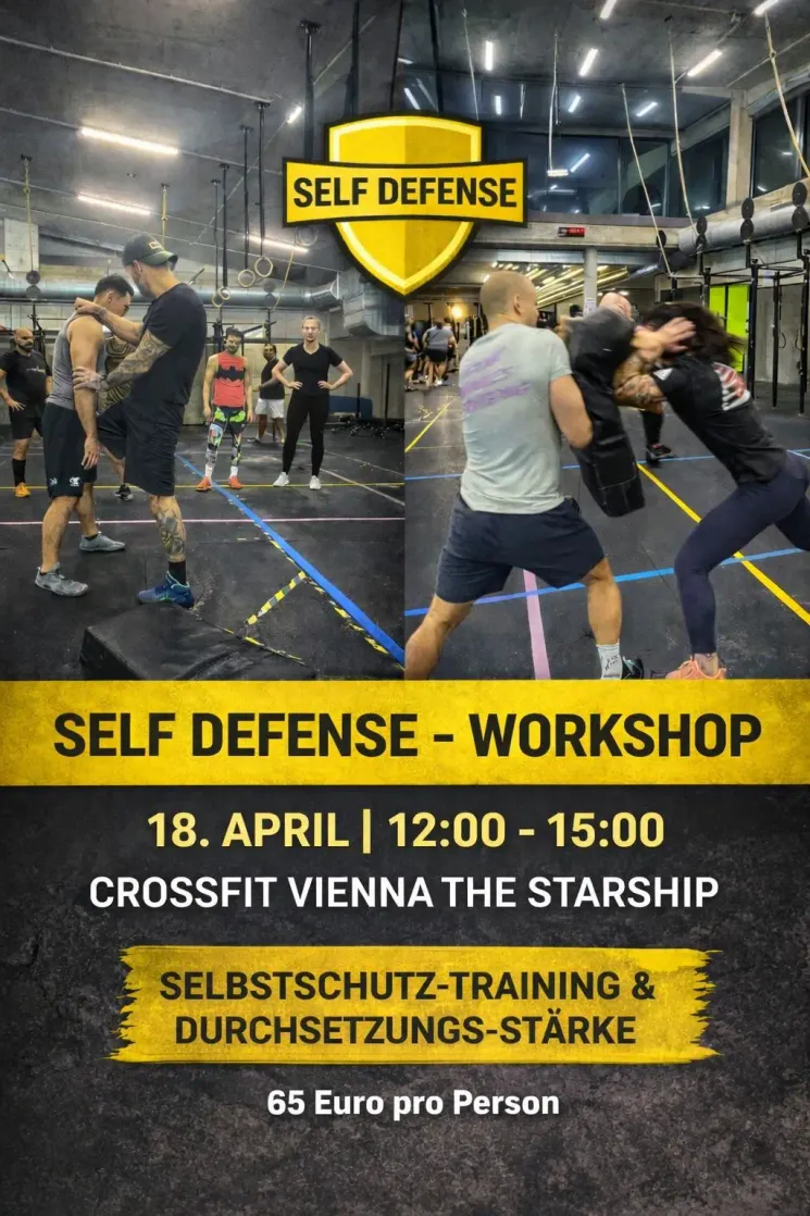 Self Defense Workshop - Selbstverteidigung @ Crossfit Vienna - The Starship
