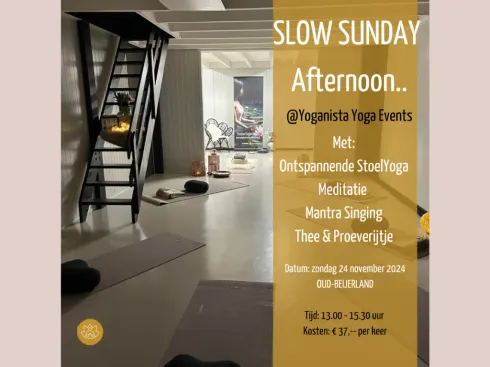 SLOW SUNDAY AFTERNOON.. @ Yoganista Yoga