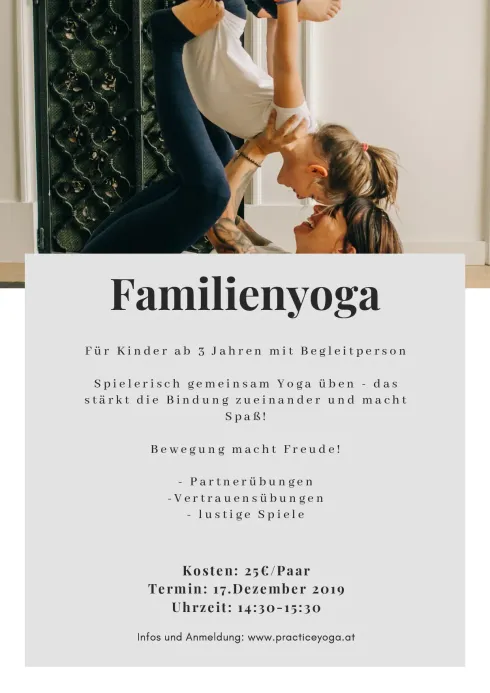 Familien Yoga mit Elisabeta Baumgartner @ practiceyoga