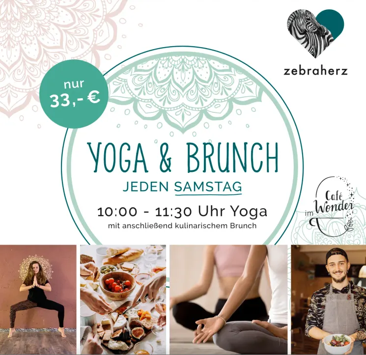 Yoga & Brunch Samstags im Café Wonder  @ zebraherz
