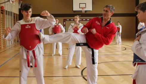 Taekwondo wettkampfnahes Training Kyorugi  @ Bewegungsforum Kampfkunstforum