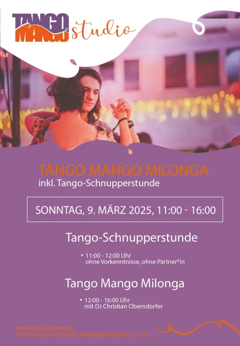 TANGO MANGO MILONGA @ Tango Mango