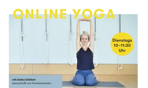 Online Krankenkassen-Kurs: Yoga gegen Streß  @ YOGA WEST – Iyengar Yoga Stuttgart