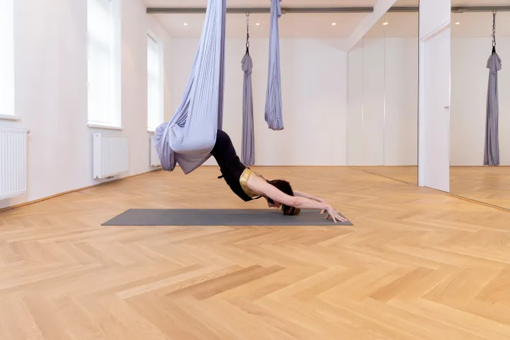 Aerial Yoga - Stretch & Relax @ Rising High