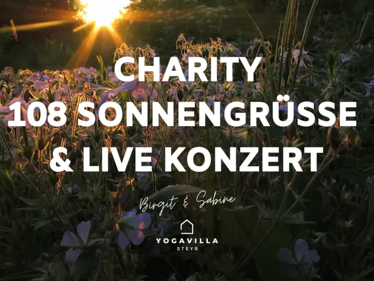 ☀️ Charity: 108 Sonnengrüße zur Sommersonnwende ☀️ Sonniger Flow @ Yoga Villa Steyr