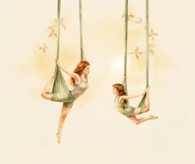 Eltern-Kind Aerial Yoga @ Rising High