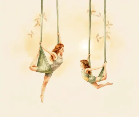 Eltern-Kind Aerial Yoga @ Rising High