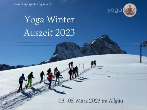 Yoga Winter Auszeit 2023 im Allgäu vom 03. bis 05. März @ Yogaspot Allgäu