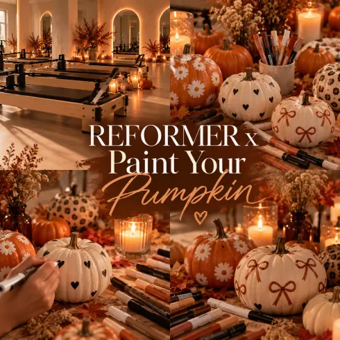 Reformer Pilates x Paint your Pumpkin @ Focus Pilates Studio