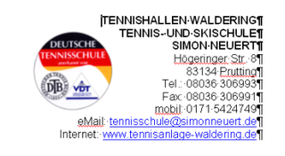 Tennisanlage Waldering