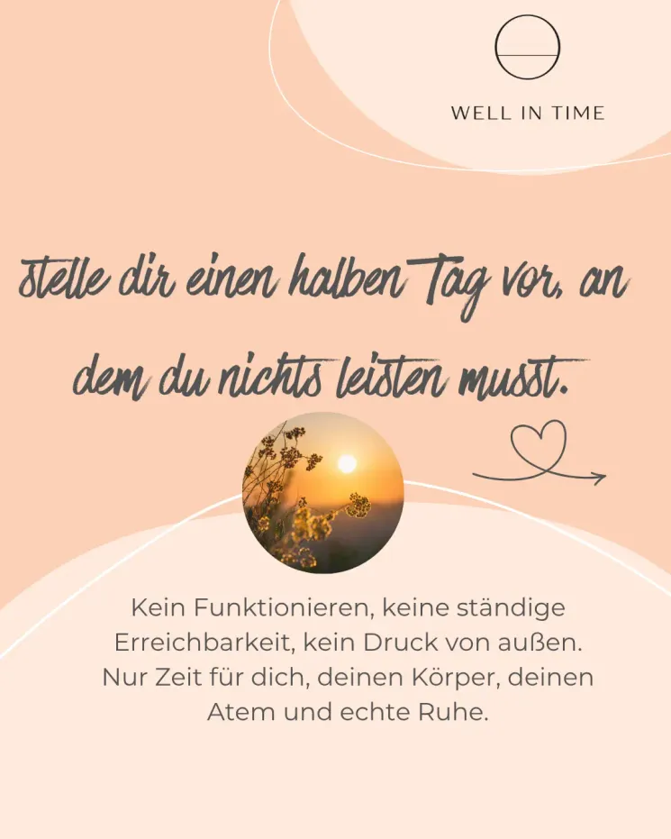 Half-Day Retreat - Ein Tag in Achtsamkeit @ Well in Time- Strehlow Therapiezentrum