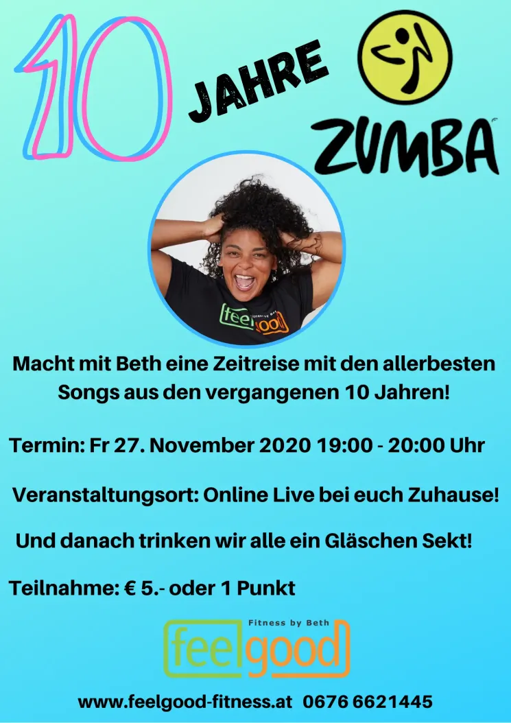 10 Jahre Zumba Special @ Feelgood Fitness by Beth