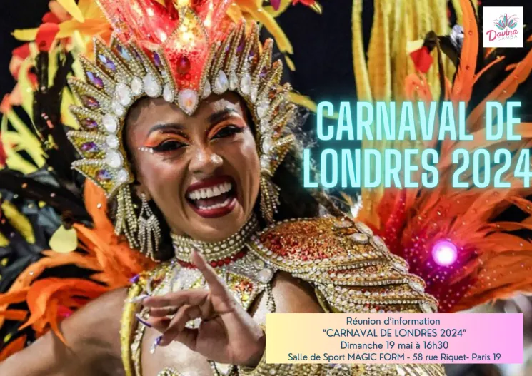Réunion d’information pour le Carnaval de LONDRES 2024 @ Ecole Davina Samba