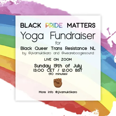 BLACK PRIDE MATTERS Yoga Fundraiser Zoom Online Event @ United.Yoga