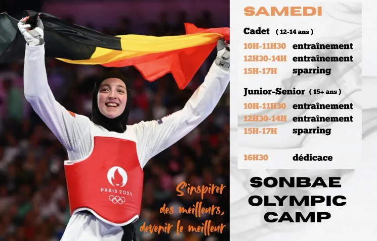 SONBAE Olympic Camp avec la participation de Leonard GAMBLUCH (12 ans & +) @ Sonbae Taekwondo Academy