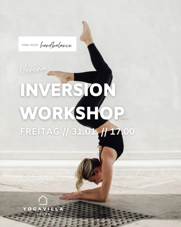 Inversion Workshop mit Verena von findyourhandbalance @ Yoga Villa Steyr