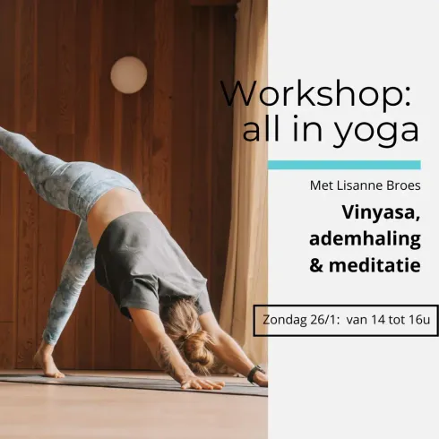 Workshop: All in yoga met Lisanne @ Yogalovers