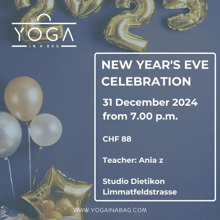 ✨ New Year's Eve Celebration at Yoga in a Bag Dietikon! ✨ @ Yoga in a Bag Dietikon