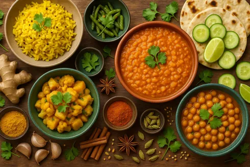 Indische ayurvedische Küche vegan mit Mani @ Yoga Vidya Frankfurt