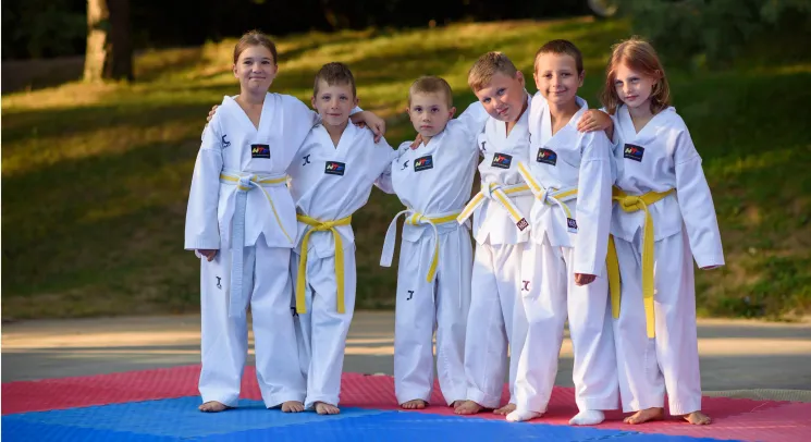 Kindertaewondo I 6 bis 8 J. (Piaristenvolksschule St. Thekla) - 2025PVS1S1G @ Wien Taekwondo Centre - Neubau